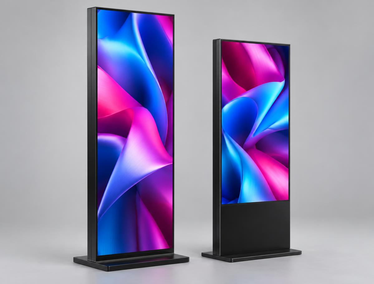 Totems LED et LCD — illustration produit